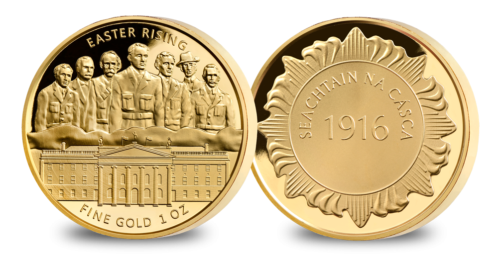 The medal commemorates the 100th Anniversary of the Easter Rising The medal commemorates the 100th Anniversary of the Easter Rising