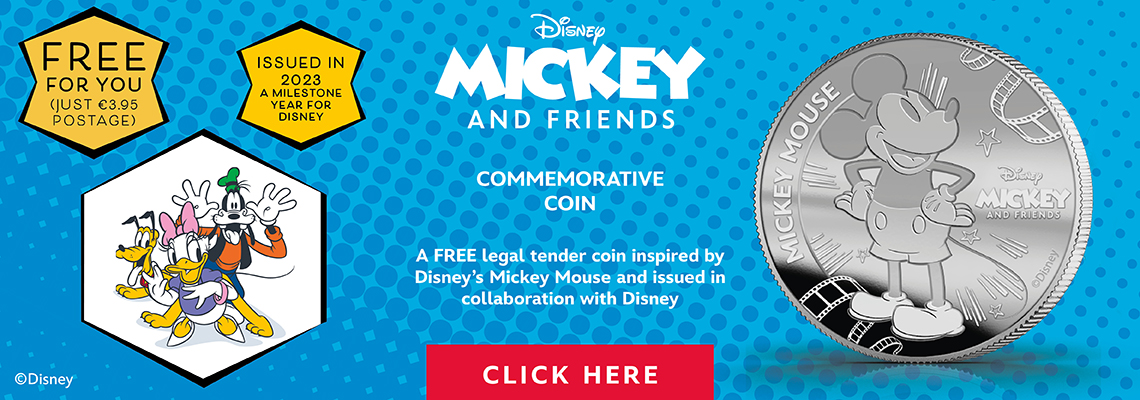 The Official Disney Mickey & Friends Themed Free Coin