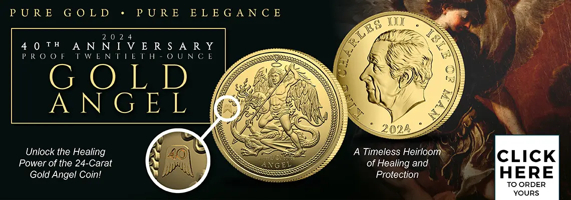 The 2024 '40th Anniversary' Twentieth-Ounce Proof Gold Angel