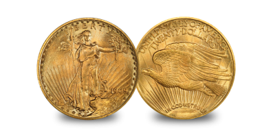 $20 Double Eagle set Gauden and Liberty