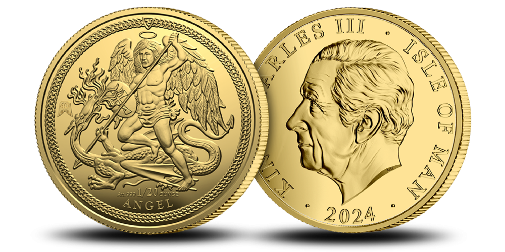 The 2024 '40th Anniversary' Twentieth-Ounce Proof Gold Angel