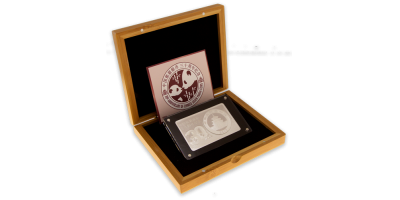 China Panda 30th Anniversary Silver Coin & Bar Set
