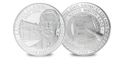 Eamon Ceannt Silver Plated Medal