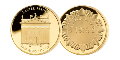 Easter Rising 1/10 oz Gold medal