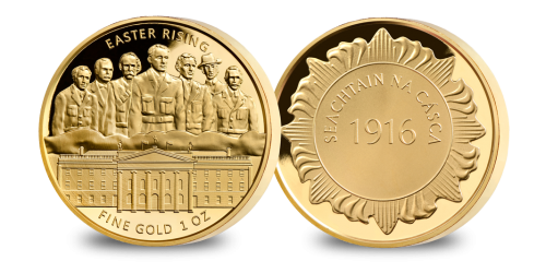 The medal commemorates the 100th Anniversary of the Easter Rising