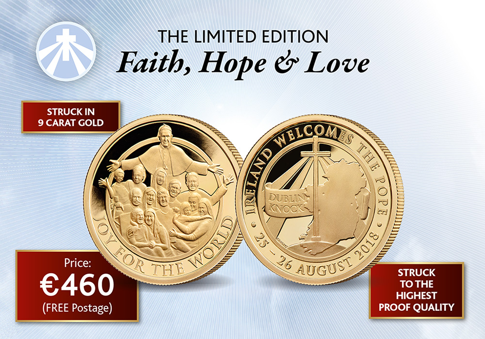 ‘Faith, Hope and Love’ Gold medal 