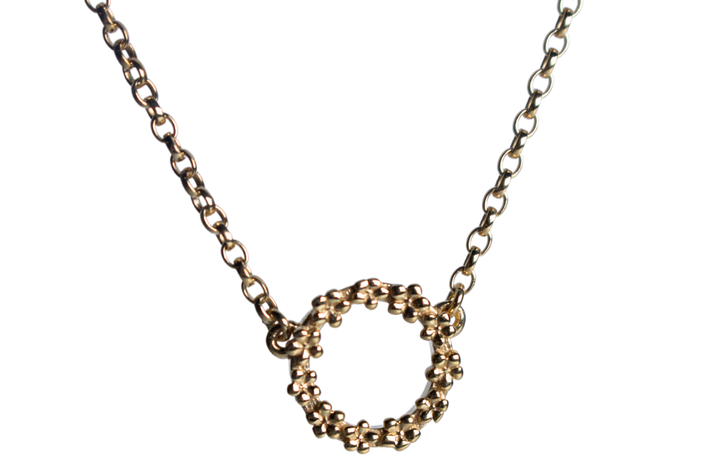   The Forget-Me-Not 'Wreath' 9-carat Necklace