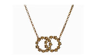 The Forget-Me-Not 'Wreath' Love Link Necklace in solid 9-carat Gold