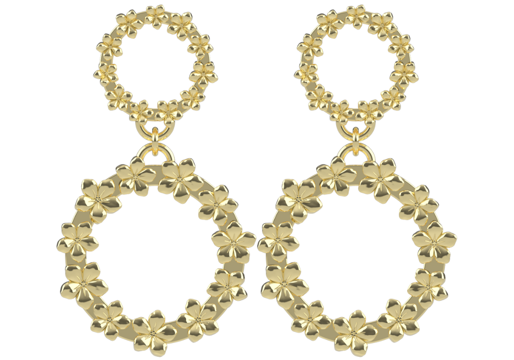 Wreath_Drop_Earrings_Gold_2