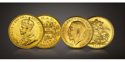Last Canadian Gold George V Set