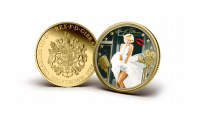 The Official Marilyn Monroe Behind the Diamonds 'The Icon' Gold Layered Coin