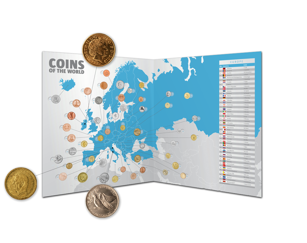 Coins of the World Coin Collection: Europe Edition