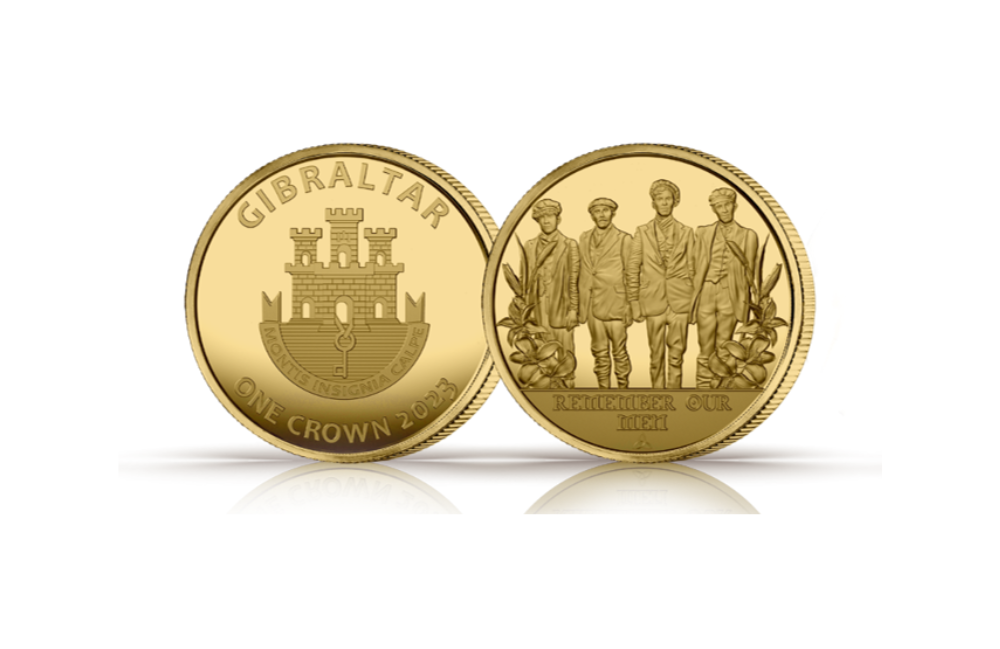 Their Memory We Shall Cherish 'Our Men' Gold Layered Coin