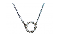 The Forget-Me-Not 'wreath' Silver Necklace