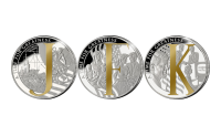 The John F. Kennedy 'Man Behind the Monogram' Three Coin Set