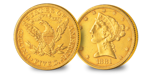 The set is comprised of four extremely significant coins for the 1800's.