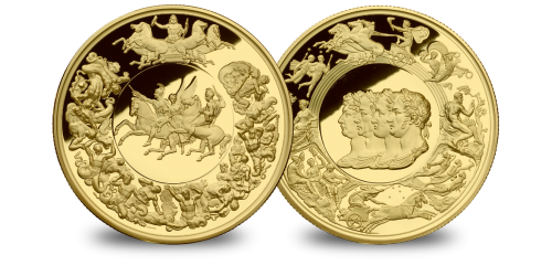A numismatic masterpiece designed by Benedetto Pistrucci A numismatic masterpiece designed by Benedetto Pistrucci